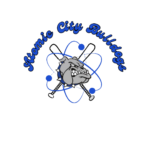 City of New Ellenton Youth Sports Spring Atomic City Bulldogs logo