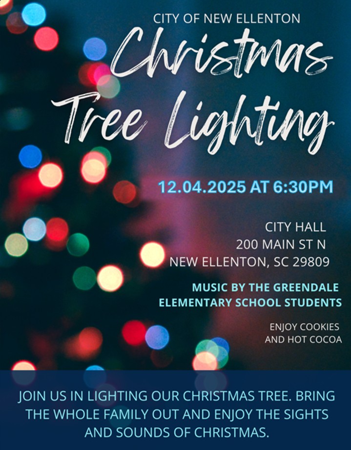 New Christmas Tree lighting flyer