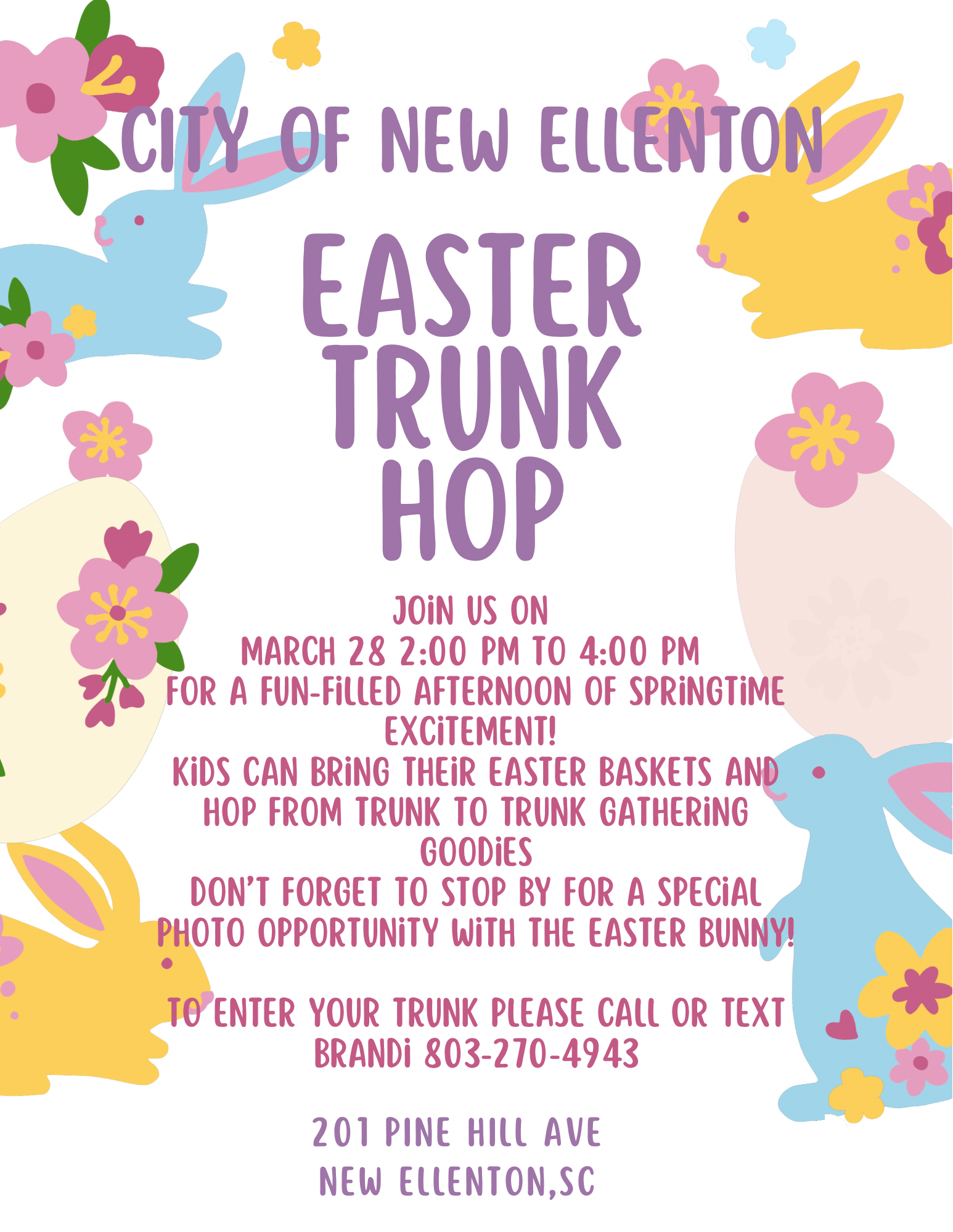 Easter Trunk Hop Flyer