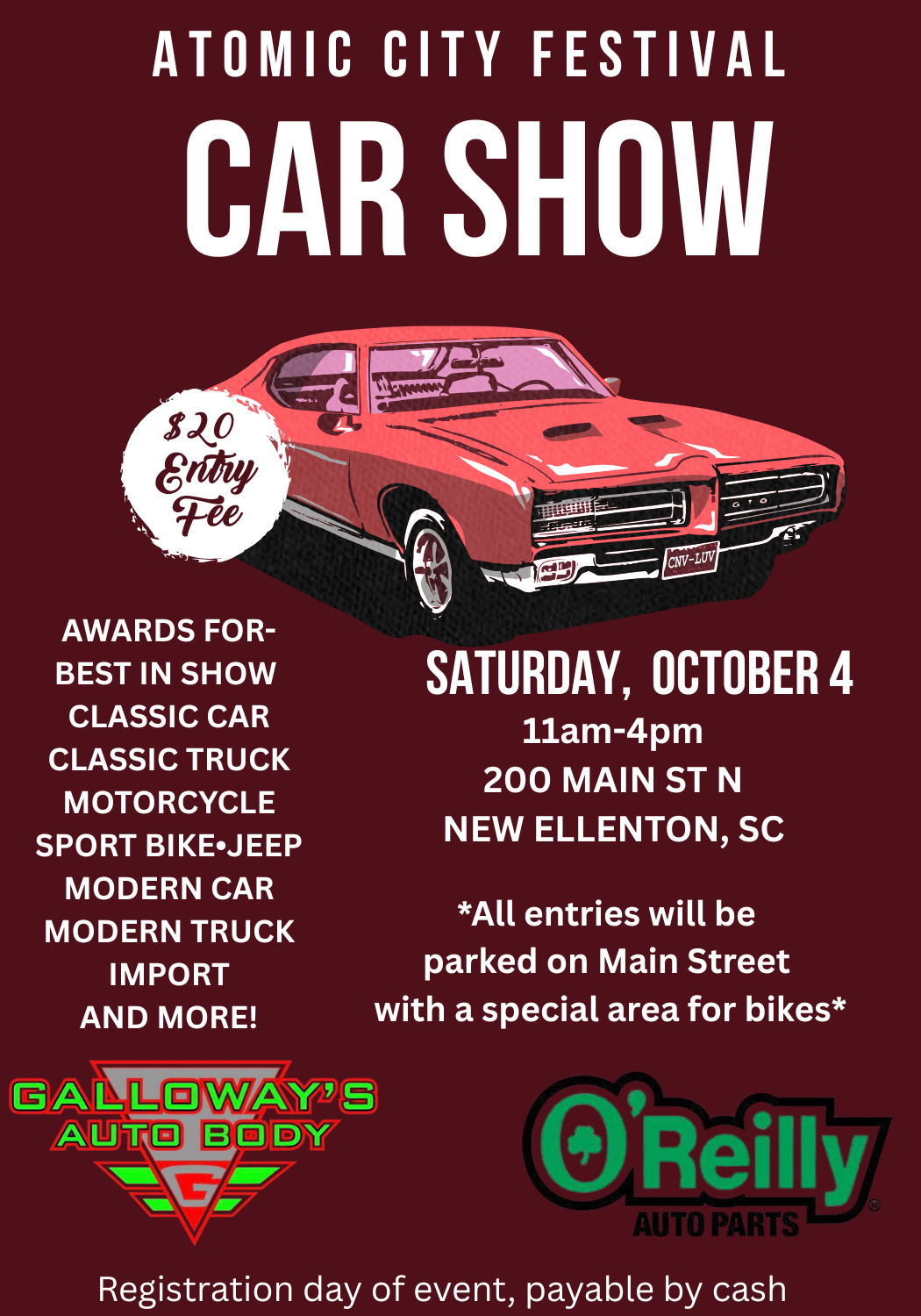 Car show flyer